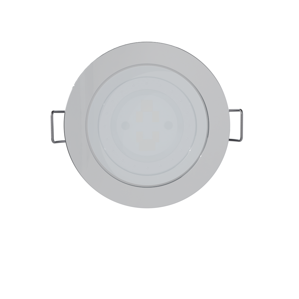 Sol 1.5 inch low profile polished 316 SS front #style_low profile polished 316 ss