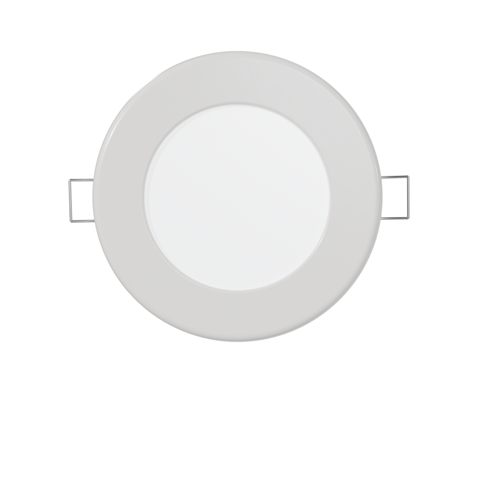 Vista 4 - 4 inch Marine LED Light Front #finish_classic white powder coated trim 316 ss