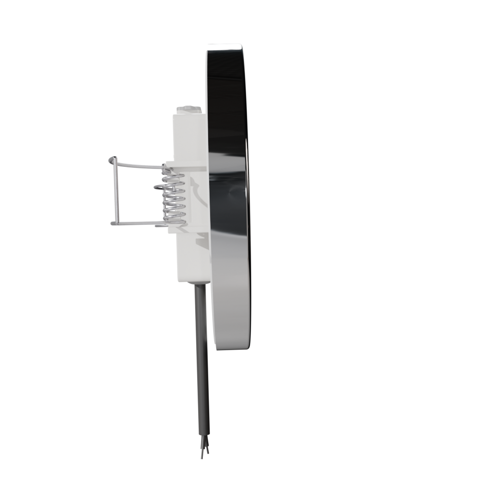 Vista 4 - 4 inch Marine LED Light Side #finish_modern chrome polished trim 316 ss