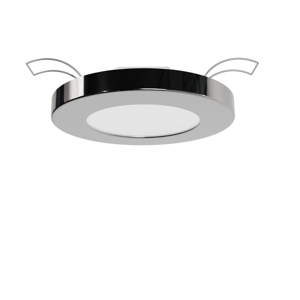 Vista 4 - 4 inch Marine LED Light Top #finish_modern chrome polished trim 316 ss