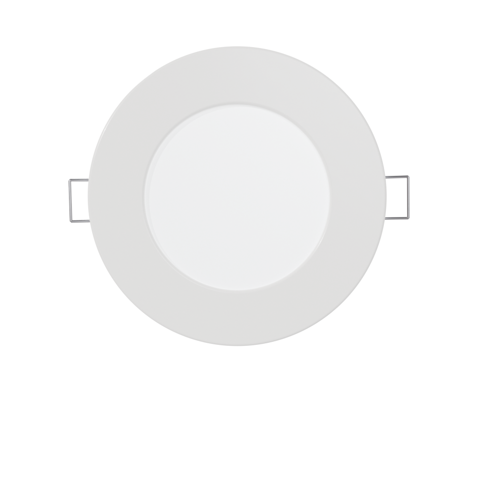 Vista 4 - 4 inch Marine LED Light Front #finish_modern white powder coated trim 316 ss