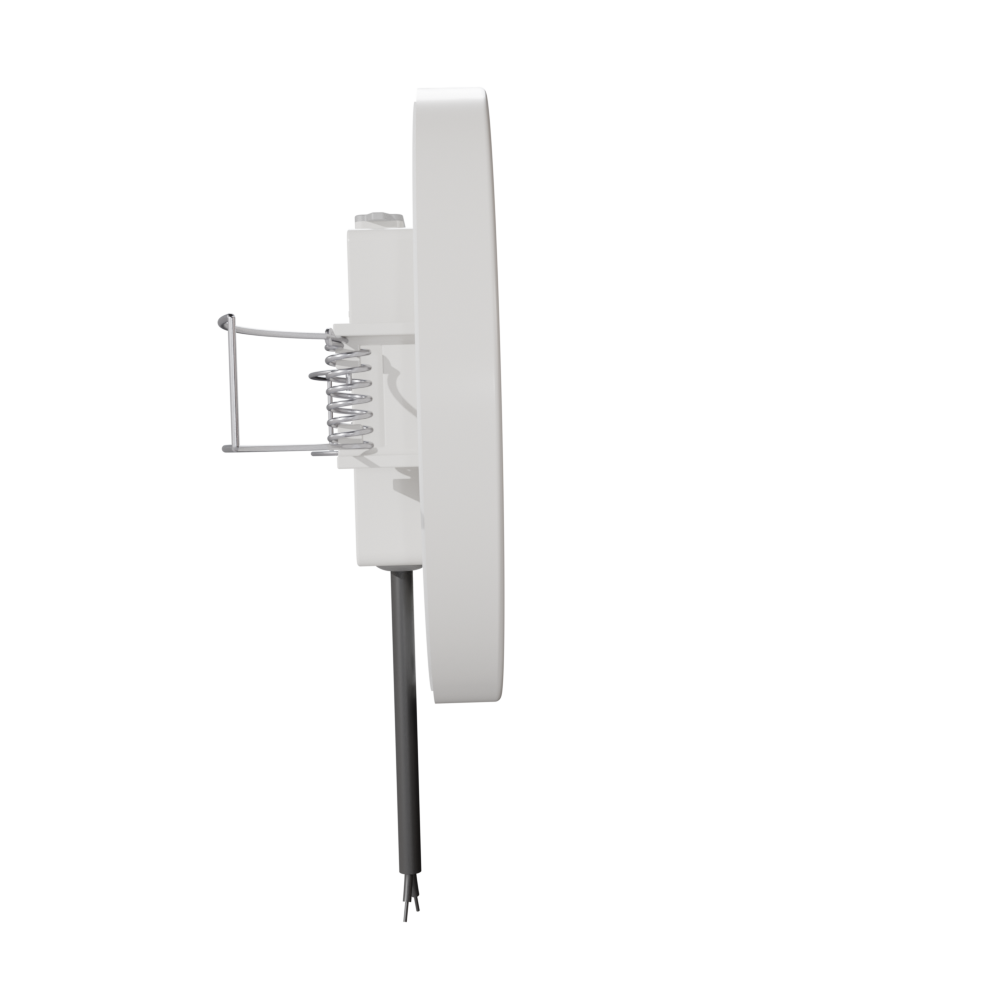 Vista 4 - 4 inch Marine LED Light Side #finish_modern white powder coated trim 316 ss