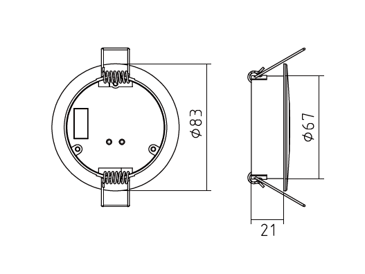 Microwave in ceiling motion sensor